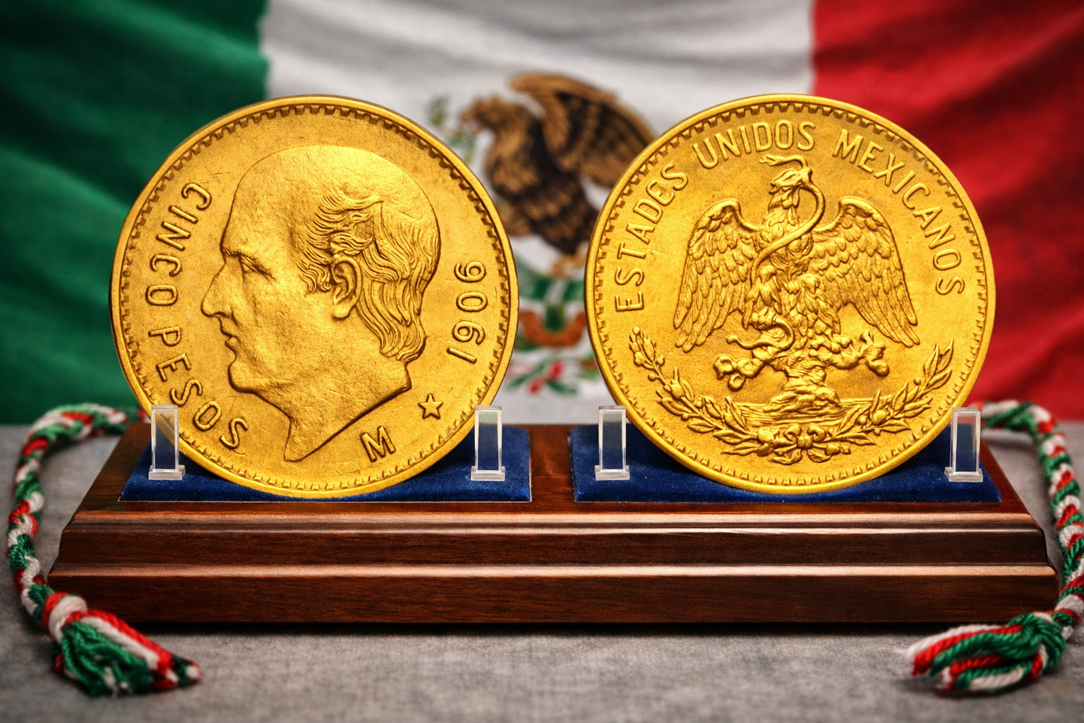 5 pesos Hidalgo: la moneda de oro mexicana pequeña… pero con carácter