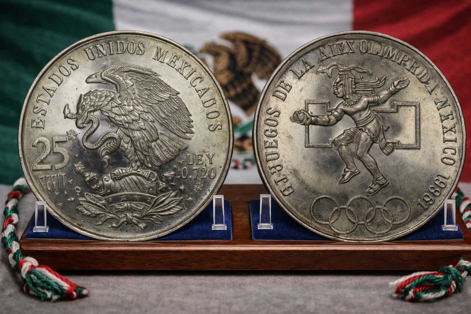 25 pesos Juegos Olímpicos México 1968