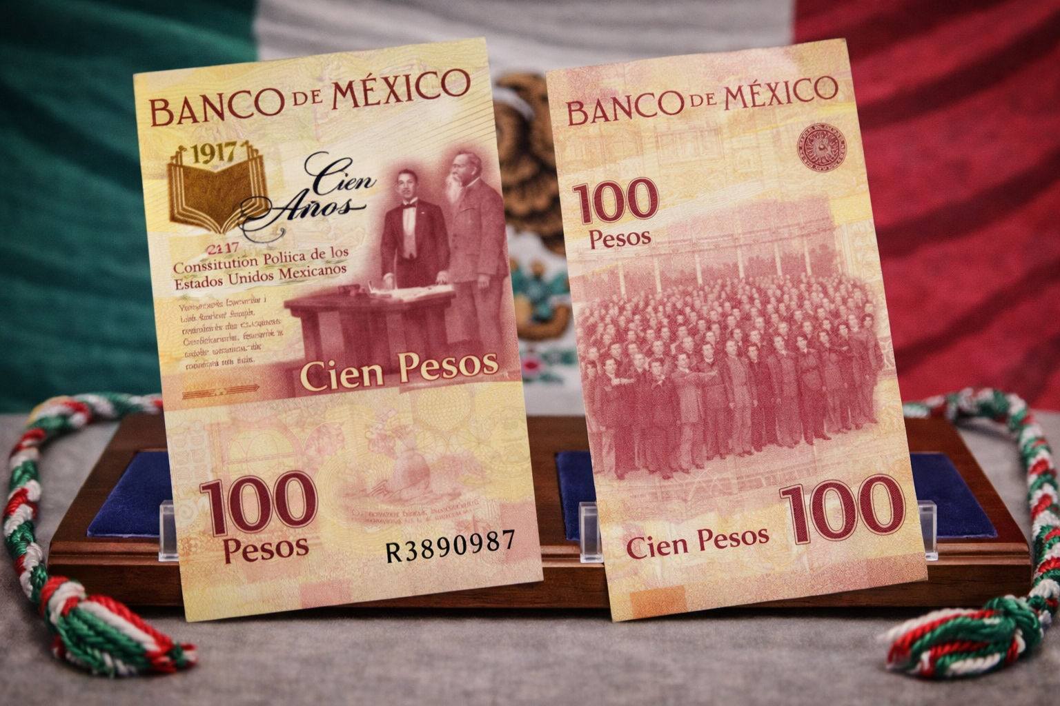 100 pesos Constitución de 1917