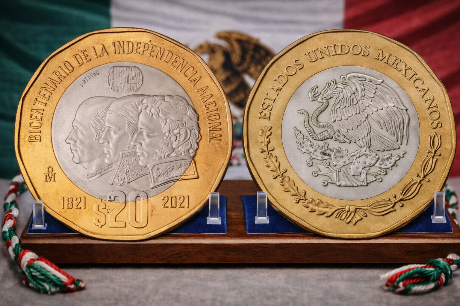 20 pesos Bicentenario de la Independencia Nacional