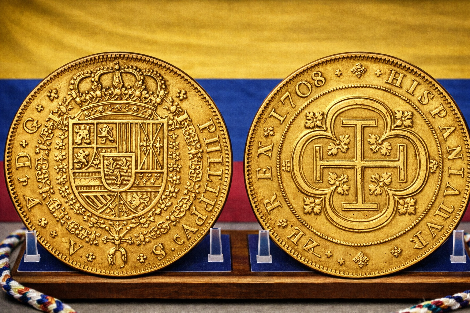 Onza de Oro – Nueva Granada (8 Escudos, variantes tempranas)