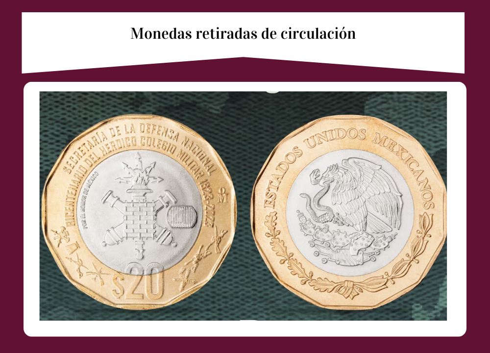 Monedas retiradas de circulación